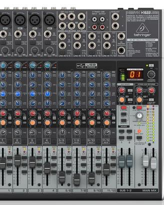 MIXER + CASSA + N°2 MICROFONI CON ASTA, CAVI .