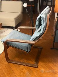 sedia poang ikea vintage + abatjour