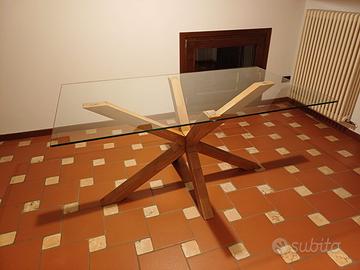 Tavolo in vetro temperato nuovo JYSK