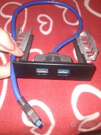 Pannello frontale USB 3.0 per Pc fisso 