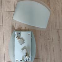 Set due plafoniere in vetro 45*34 e 32*23