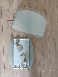 Set due plafoniere in vetro 45*34 e 32*23