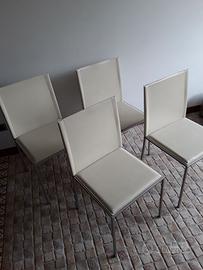 Sedie Calligaris in cuoio