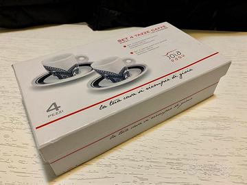 Set 4 Tazze da Caffé porcellana Joia Easy - NUOVE