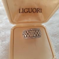 anello pavé di blillanti