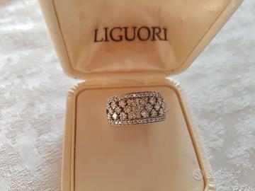 anello pavé di blillanti