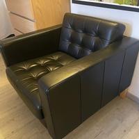 Poltrona in pelle LANDSKRONA Ikea