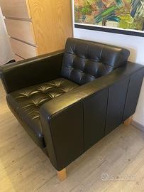Poltrona in pelle LANDSKRONA Ikea