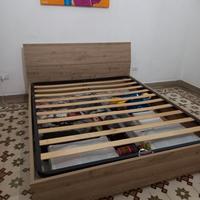 letto matrimoniale + specchio 
