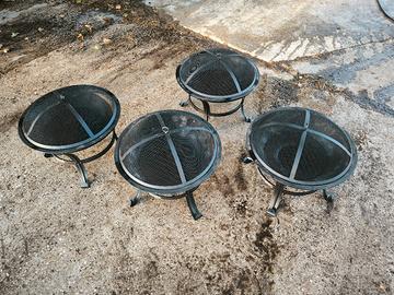 Braciere da esterno 56 cm con coperchio