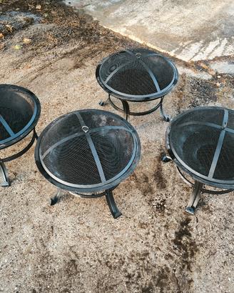 Braciere da esterno 56 cm con coperchio