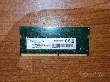 ADATA 4GB SO-DIMM DDR4 RAM Notebook