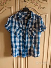 camicia country donna quadri tartan terranova