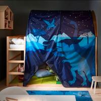Tenda letto bambini IKEA - Kura Blu Dinosauro