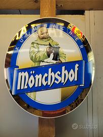 targa pubblicitaria in metallo monnchshof