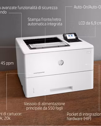 Stampante HP LaserJet Enterprise M507dn Nuova
