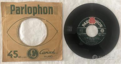 Vinile 45 giri 7" giorgio consolini sanremo 1958