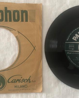 Vinile 45 giri 7" giorgio consolini sanremo 1958