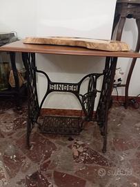 tavolino ferro e legno 
