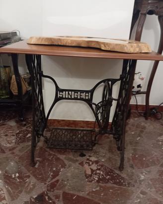 tavolino ferro e legno 