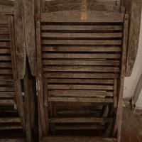 sedie con braccioli marca "legnoluce"