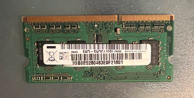 RAM portatile 2GB DDR3