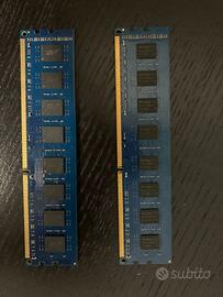 2 x 4gb (8gb totali) ram ddr3 1333mhz