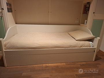 Letto con cassetto secondo letto 