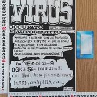 Locandina manifesto Centro Sociale Virus (poster)