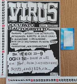 Locandina manifesto Centro Sociale Virus (poster)