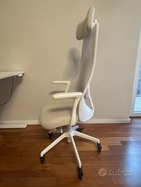 Sedia da ufficio IKEA Järvfjället bianca