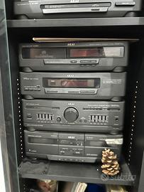 IMPIANTO STEREO AKAI VINTAGE COMPLETO – €600