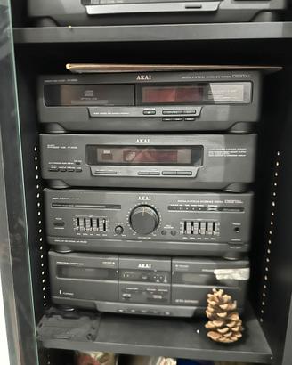 IMPIANTO STEREO AKAI VINTAGE COMPLETO – €600