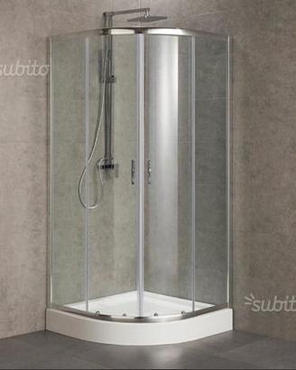 Box doccia Semicircolare 80x80 90x90 4mm
