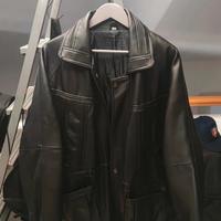 Giacca Di Pelle nera vintage anni 80/90