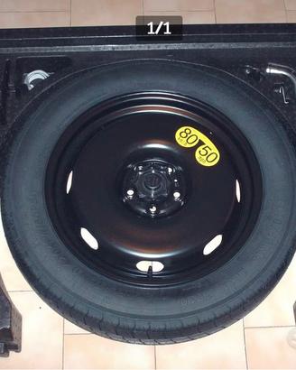 Vw tiguan ruotino di scorta con attrezzi