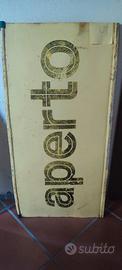 cartello distributore Agip vintage 