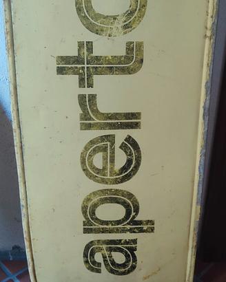 cartello distributore Agip vintage 