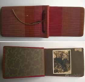 Vintage Foto Album con 7 foto d'epoca originali a