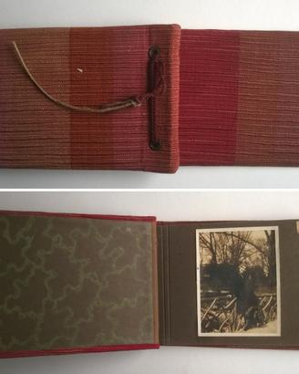 Vintage Foto Album con 7 foto d'epoca originali a