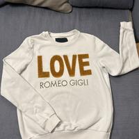 Felpa bianca Romeo Gigli