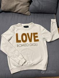 Felpa bianca Romeo Gigli