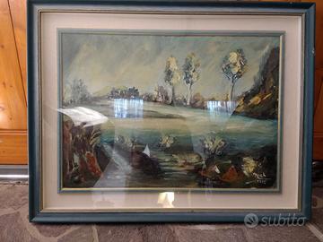 Quadro con cornice doppia (70 per 90)