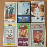 FILM VHS RARI - lotto 6 film guerra WINNERS