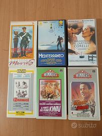 FILM VHS RARI - lotto 6 film guerra WINNERS