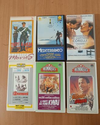 FILM VHS RARI - lotto 6 film guerra WINNERS