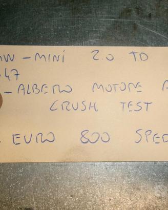 Albero motore per bmw - mini 2.0td n47 - b47