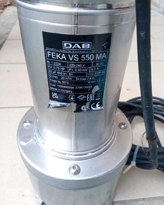 pompa centrifuga drenaggio acque reflue