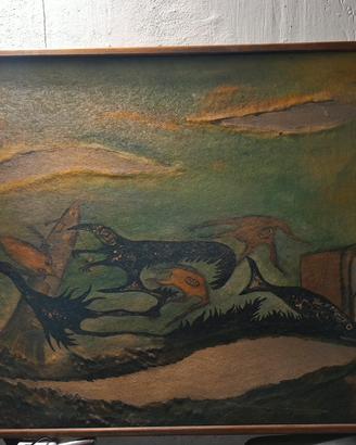 Dipinto Surrealista anni 50