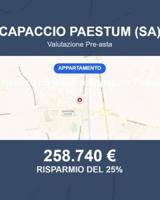 Immobile in asta di 284 m² con box auto a Capaccio